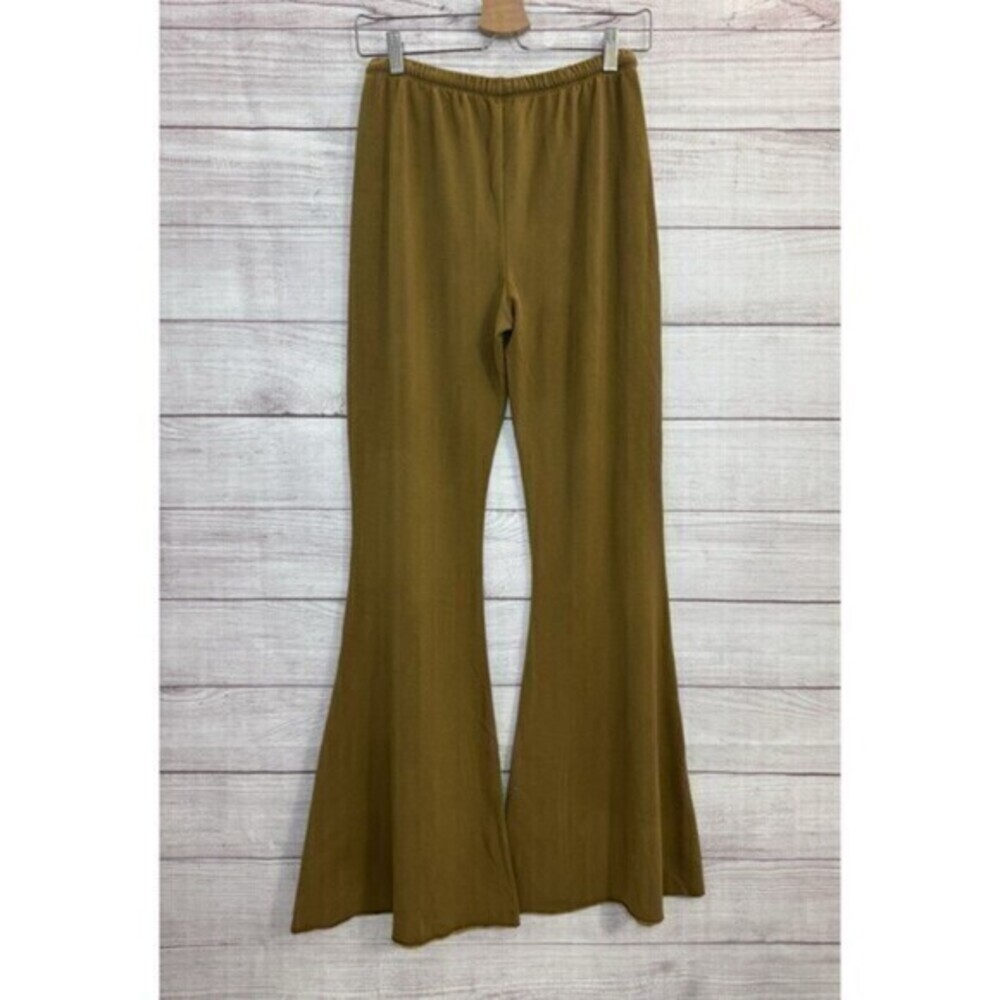 Offline by Aerie BROWN  Pull On Flare Leggings Womens Size Small MEDIUM
